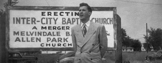 icbc history ICBC History, old photo, man infront of ICBC sign